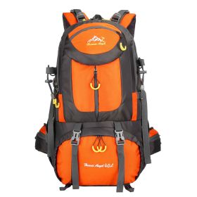 Mountaineering Bag Travel Bag Large Capacity Outdoor Sports Backpack (Color: Orange)