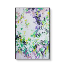 100% Unique Abstract Wall Art Hand Painted Personality Painting Beautiful On Canvas Modern Flower Pictures Home Decoration (size: 50x70cm)