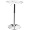 The pub bar table 24 Inch Round Bistro Bar Cocktail Table