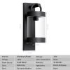 Inowel Wall Lights Outdoor Lantern with Dusk to Dawn Sensor E26 Bulb (Not Include) Max 28W 32331