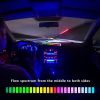 RGB LED Strip Light Music Sound Control Pickup Rhythm Ambient Lamp Atmosphere Night Lights For Bar Car Room TV Gaming Decoration