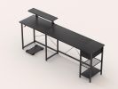 L Shaped Multifunctional desk Gaming Desk Corner Computer Desk Home Office Computer Table