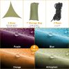 13.12ft Shade Sail Patio Cover Shade Canopy Camping Sail Awning Sail Sunscreen Shelter Triangle Cover