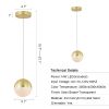 Pendant Light with Dimmable LED(set of 3)