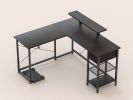 L Shaped Multifunctional desk Gaming Desk Corner Computer Desk Home Office Computer Table