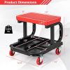 Mobile Cushioned Seat Mechanic Stool