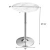 The pub bar table 24 Inch Round Bistro Bar Cocktail Table