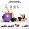 PVC Fitness Balls Yoga Ball; Thick Explosion-proof Exercise Balance Ball For Home Gym Pilates 17.72inch/21.65inch/25.59inch/29.53inch/33.46inch